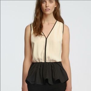Halston Heritage peplum top